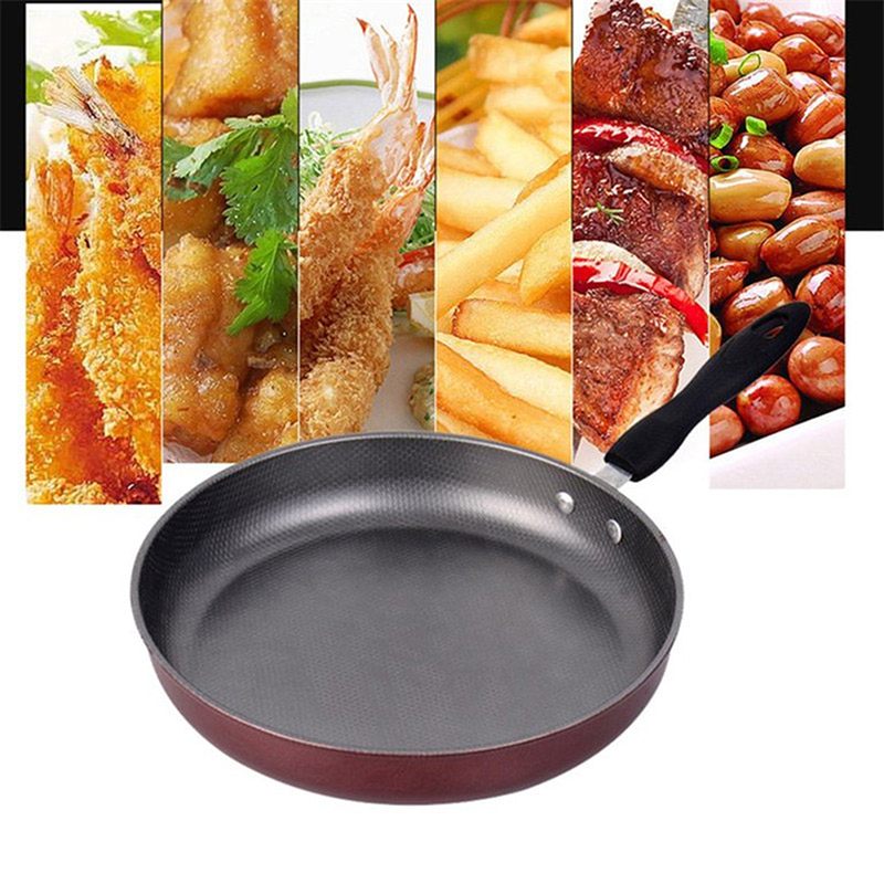 26cm Non-stick Frying Pan Material Steel Coating Inside Inductiion&Gas Cookware Pan Home Kitchen Cooking Pans Helper 26cm