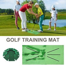 Golf Training mat Indoor and Outdoor Portable Golf Training Mat Velvet Golf Swing Mat