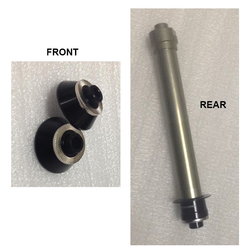 Genuine QR/15MM Adaptors/Adapters for NOVATEC D411SB Front Hub,Converting Axle with End Cap/Side Cap for NOVATEC D412SB Rear Hub