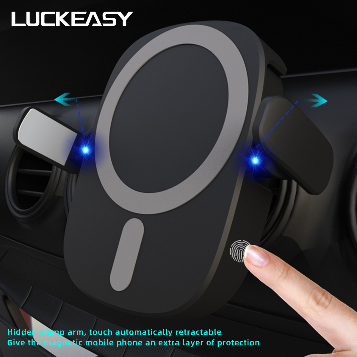 For Tesla Model 3 Model Y Dashboard GPS Stand Navigation bracket 15W fast charging mobile phone Holder model3 Accessories