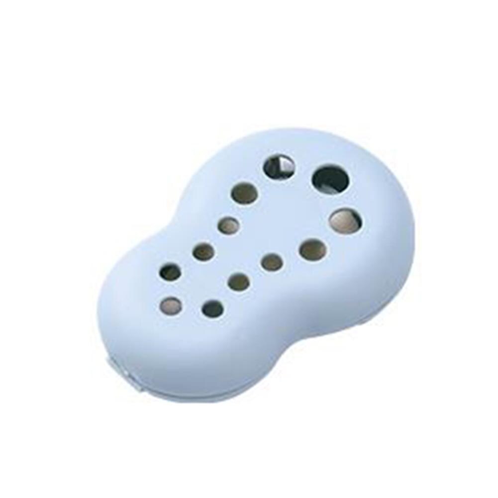 Multi Hole Shoe Deodorizer Dryer With Hook Small Steriliser Air Purifying Moisture Absorbing Feet Shape Smell Removal Eliminator: Blue