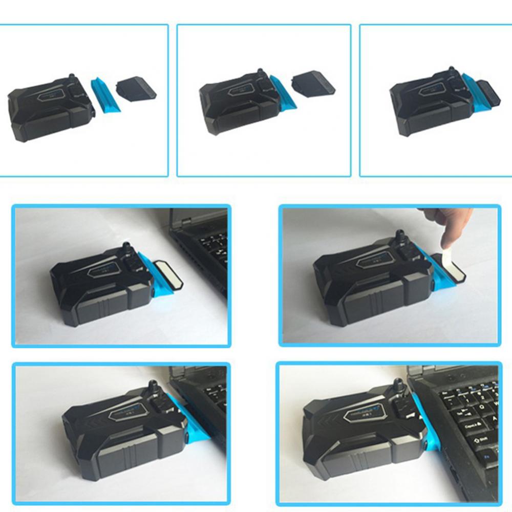Portable Side Laptop USB Cooler Air External Extracting Cooling Fan Base Laptop Cooling Pad
