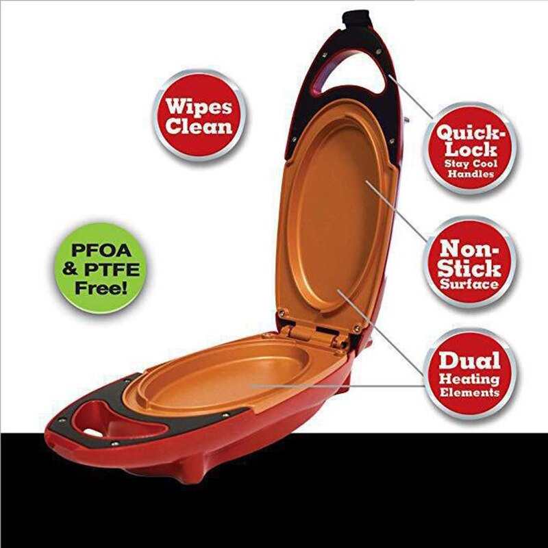 Electric frying pan steak barbecue plate smoke-free non-stick pot heating frying pan