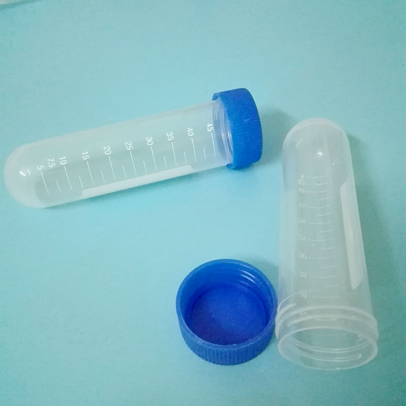50 ml centrifugerør 21 stk + plastrørstativ 1 stk