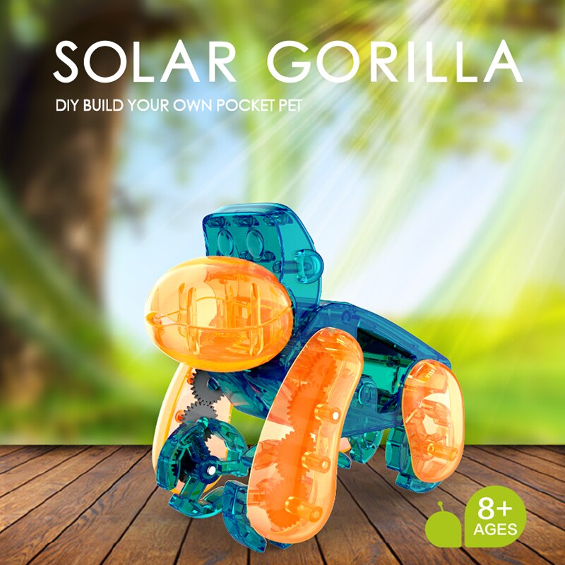 Leuk Speelgoed Solar Animal Speelgoed Mini Creeper Gorilla Robot Elektron Speelgoed Voor Kinderen Vroege Educatief Speelgoed Voor Kinderen
