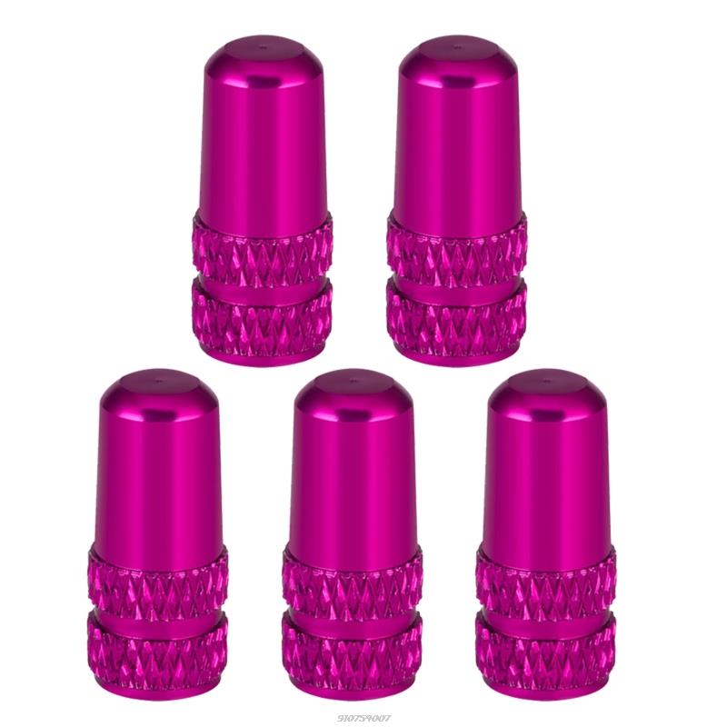 Schrader or Presta Bicycle Valve Cover, 5 Packs, Optional A/vf/v, Lightweight, Rough Erosion for Car Motorcycle 21: PL-P