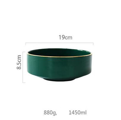 plate plate family dinner bowl combination soup bowl salad bowl Nordic light