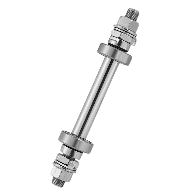 Cubo de roda da bicicleta eixo dianteiro 6000 rolamento cubos de bicicleta anti-deformação sólido estrada bicicleta eixo ultraleve para mountain bike peças