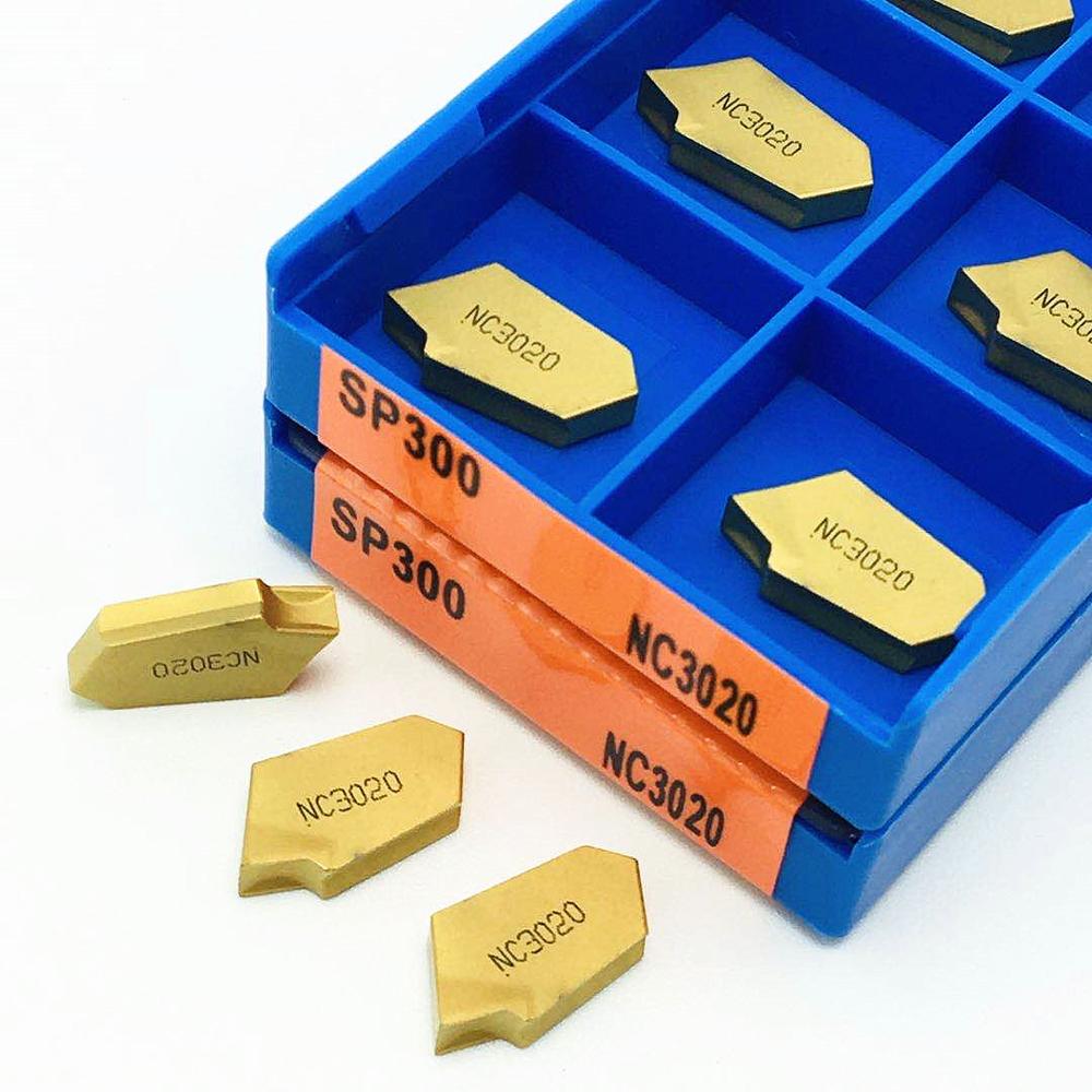 10 pz SP200 SP300 SP400 PC9030 NC3020 NC3030 Inserti in
