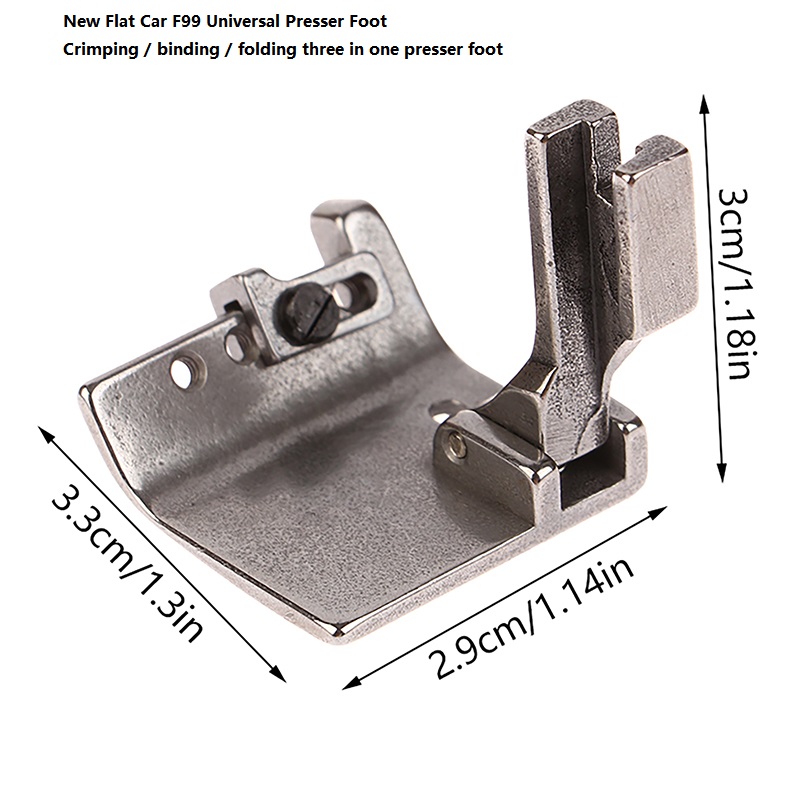 Domestic Sewing Machine Accessories Presser Foot Feet Kit Set Hem Foot Spare Parts For Sewing Machine Accessories: Champagne