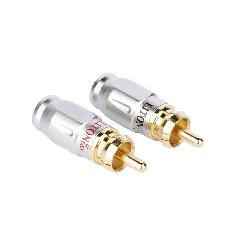 DIYLIVE HiFi LITON Litton audio plug RCA plug car audio cable plug hole 5mm wire