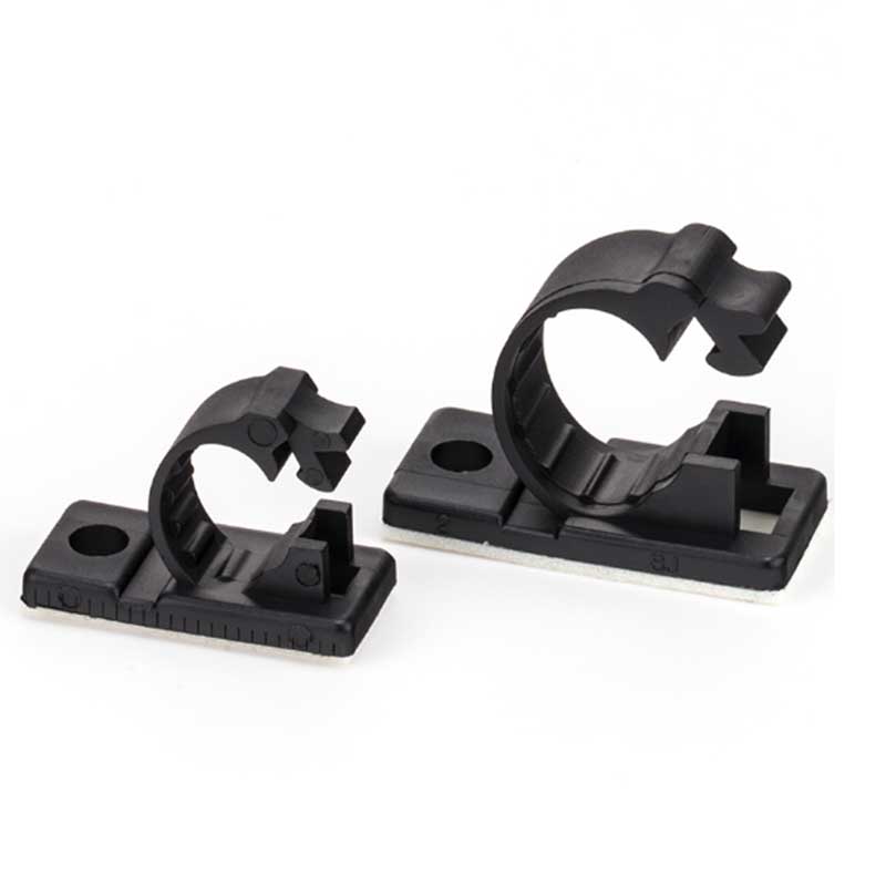 Adhesive Cable Clip Wire Clamp with Mount Screw Cord Holder and Organise Multi Purpose Cable Management for Household and Office