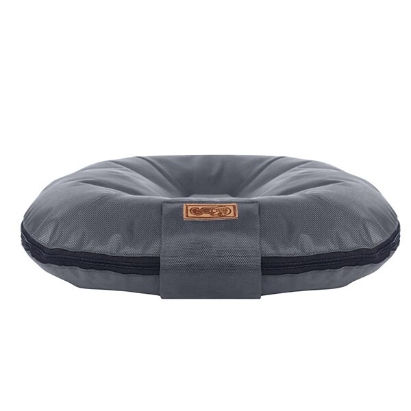 Lit apaisant pour chien, grand tapis confortable pour animal de compagnie, chaise ronde orthopédique, sac de couchage, chenil, coussin de canapé pour chiot: Grey / S 55x45x10CM