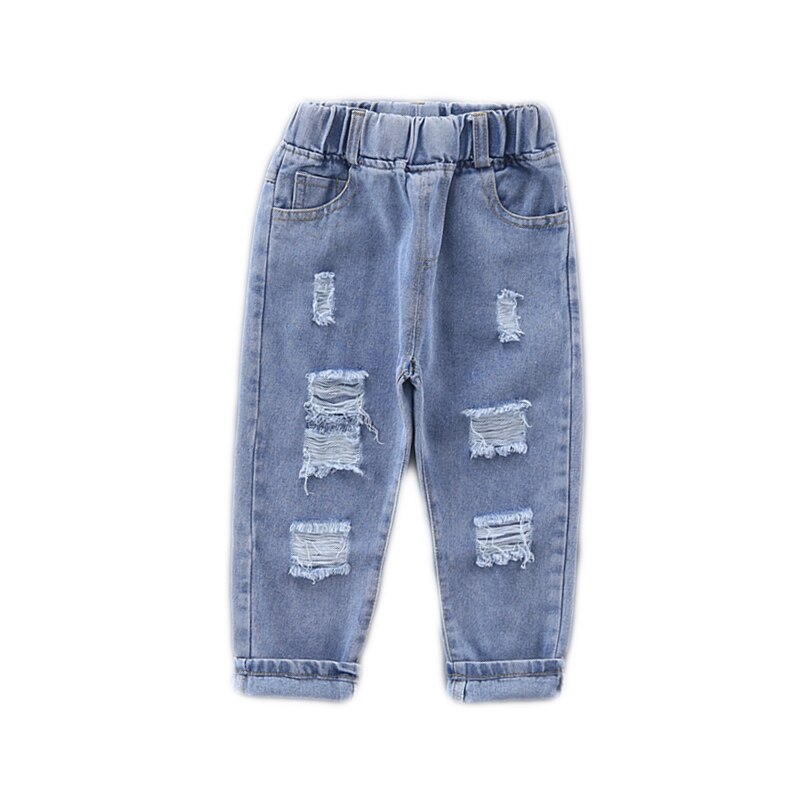 Boys Jeans for Kids autumn spring Trousers Clothes Children Jeans Boy Pants Denim toddlers 90 100 110 120 130 ripped