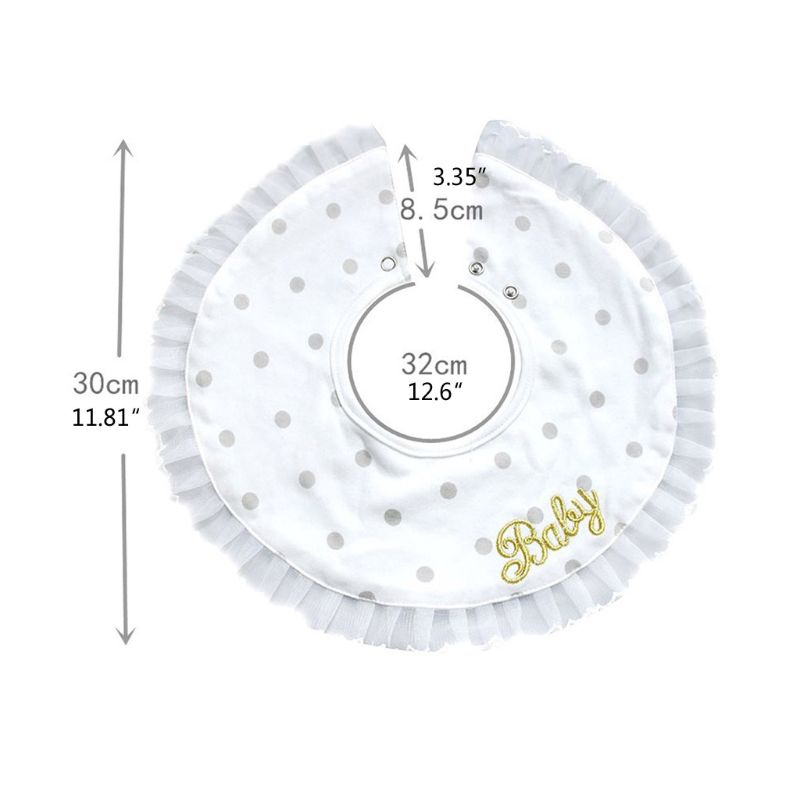 Pasgeboren Peuter Katoen Slabbers Meisjes Kant Speeksel Handdoek Kwasten Bib Voeden Burp Doeken