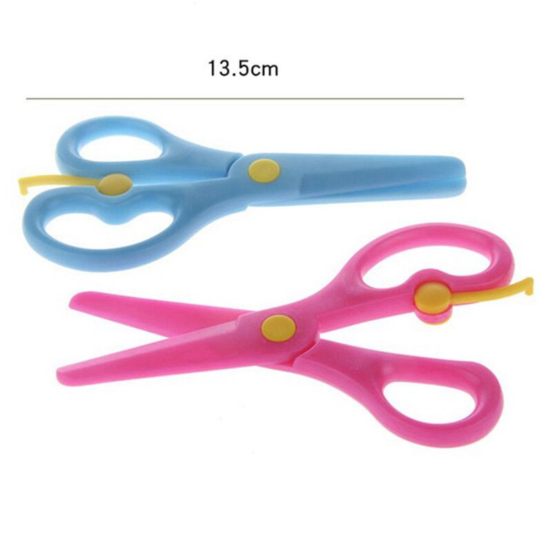 10Pcs Mini Safety Plastic Scissors Student Kids Stationery Home School Supplies Kindergarten DIY Cutting Paper Tool