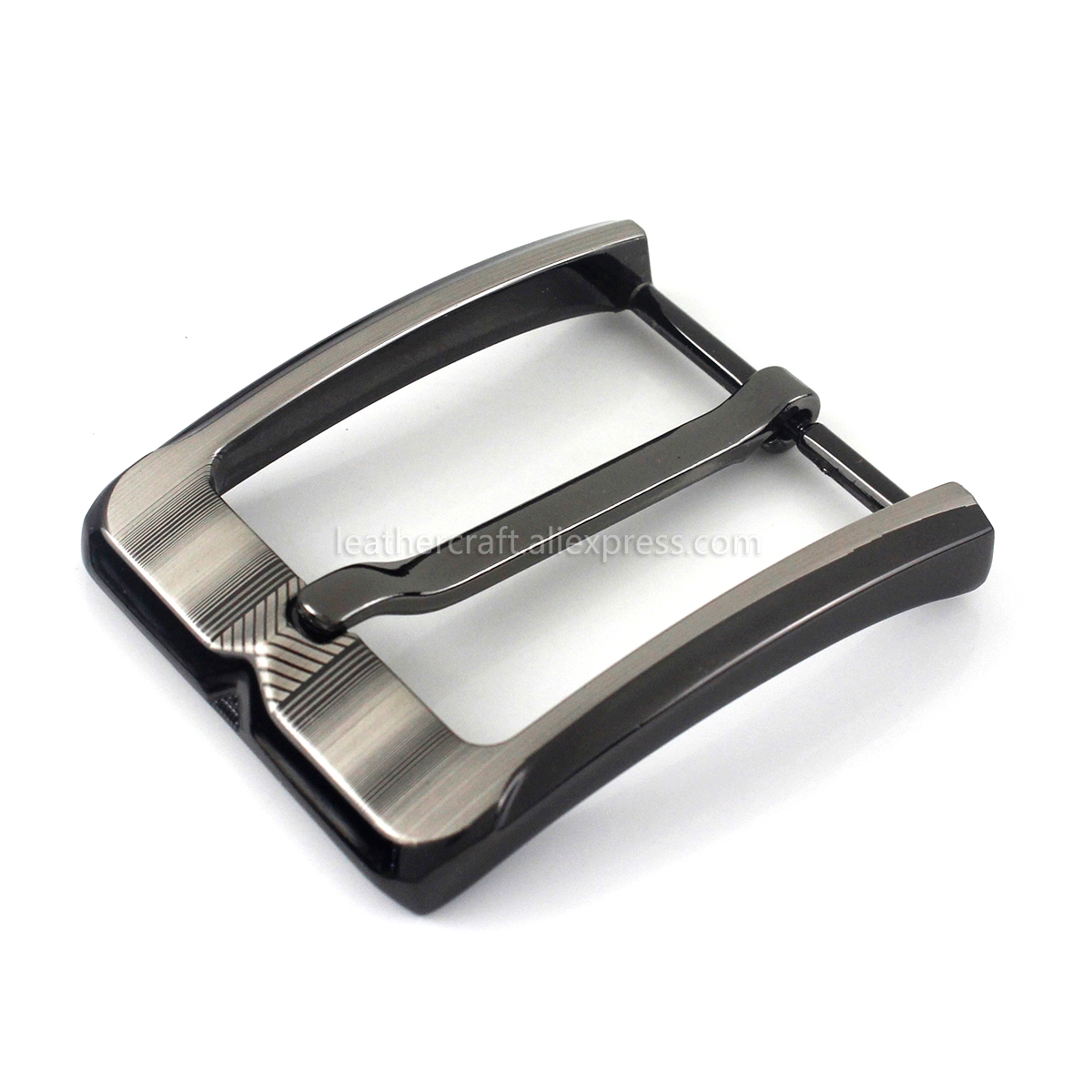 1pcs 40mm Metal Tri Glide Belt Buckle Middle Center Bar Men's Single Pin Buckle Leather Belt bridle halter Harness adjustment