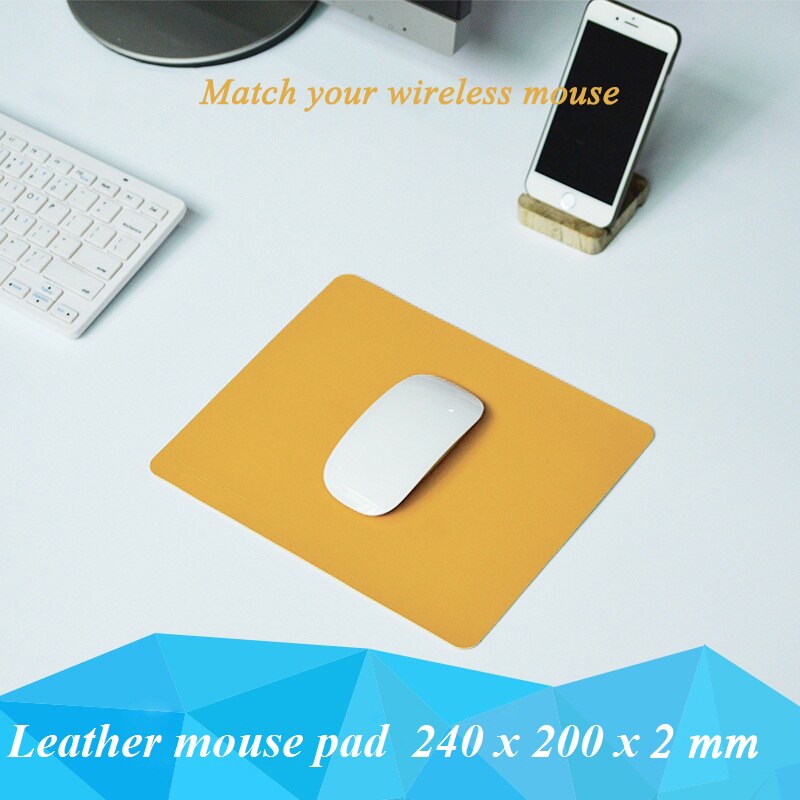 Micro Leather Non-slip Mouse Pad Super Soft Laptop Desk Control Style Mousepad Waterproof Mouse Mat For Office Home Gaming