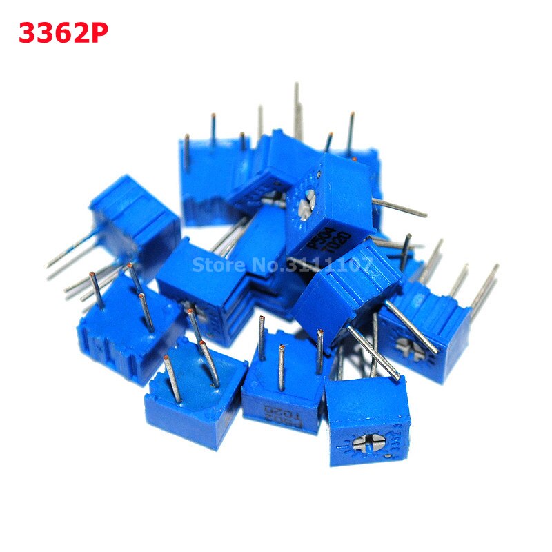 20 Stks/partij 3362P-102 3362P 1K Ohm Multiturn Trimmer Potentiometer Hoge Precisie 3362 Variabele Weerstand 3362-P102