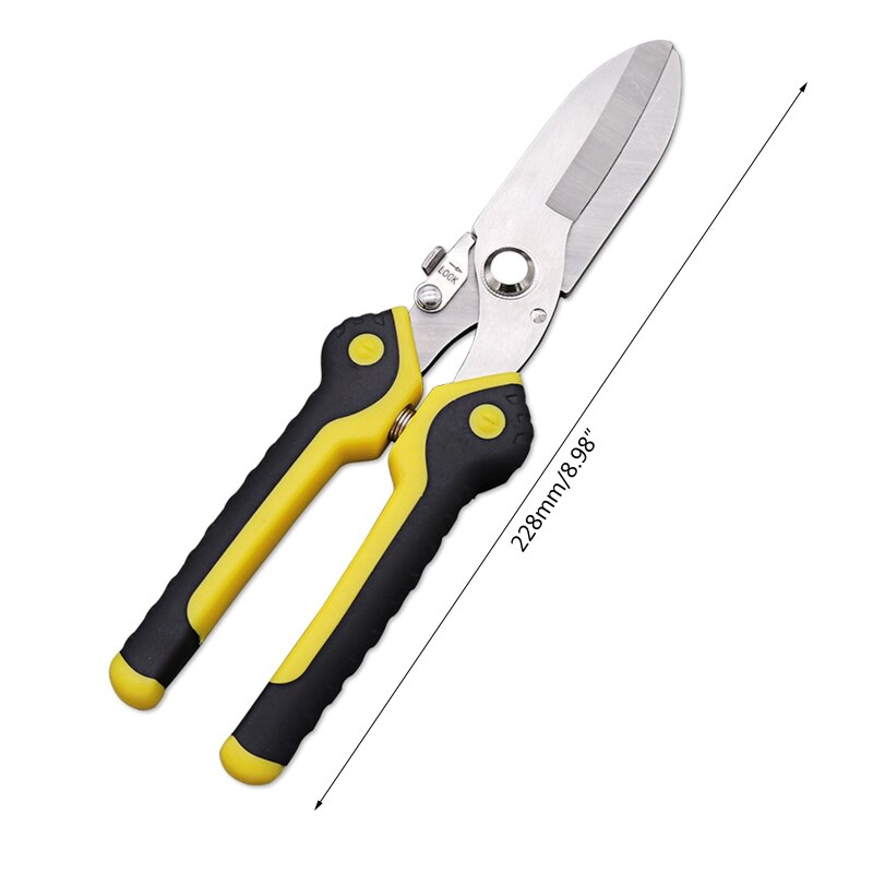 Iron Cutting Scissor Iron Sheet Scissors Heavy Duty Industrial Cutter 4mm Thickness Shear Safe Lock Anti-slip Handle