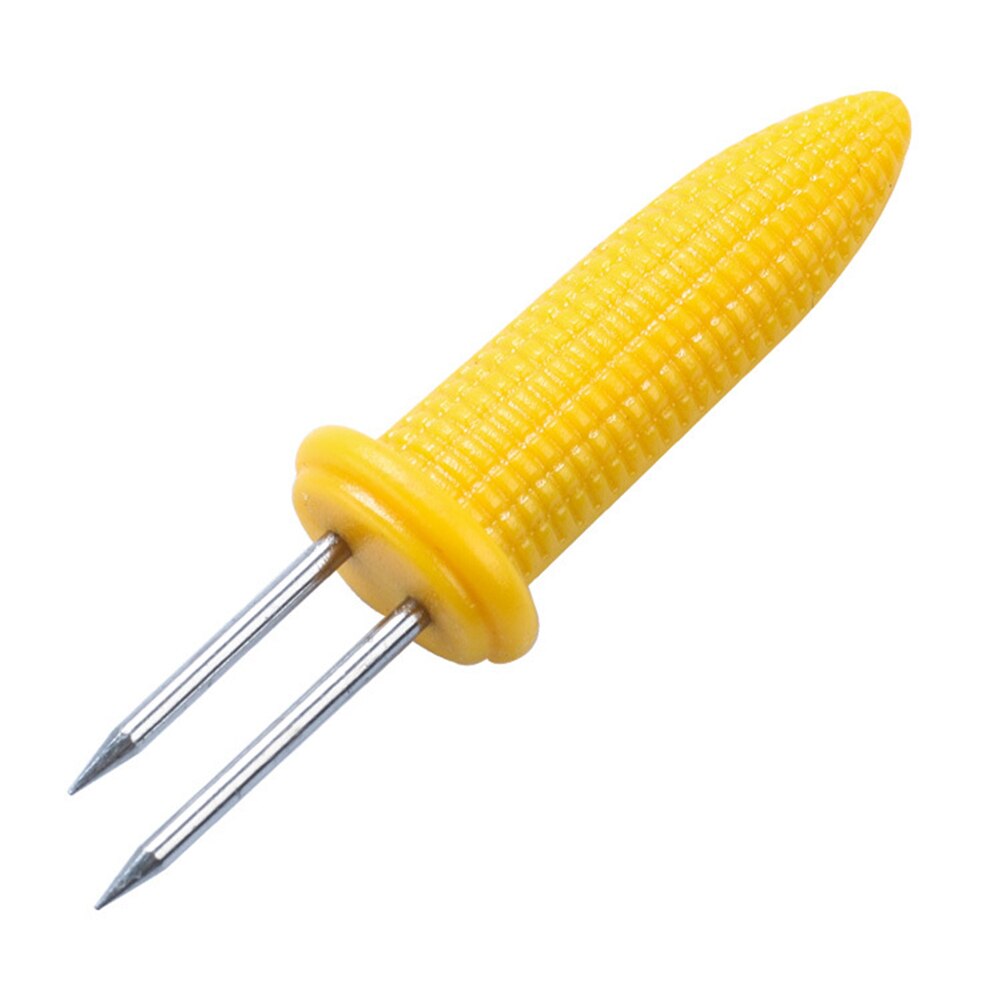 10PCS Stainless Steel Corn Forks Durable Corn Skewers For Kitchen Barbecue Camping Picnic