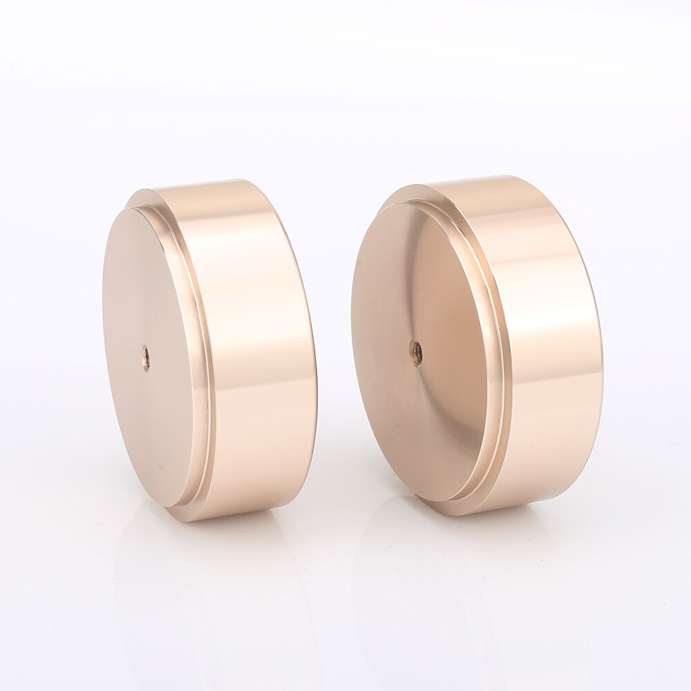 58x22mm M8 Machined Full Aluminum Amplifier Speaker Isolation Feet Turntable Monitor CD DAC Radio Vibration Stand Pad Base