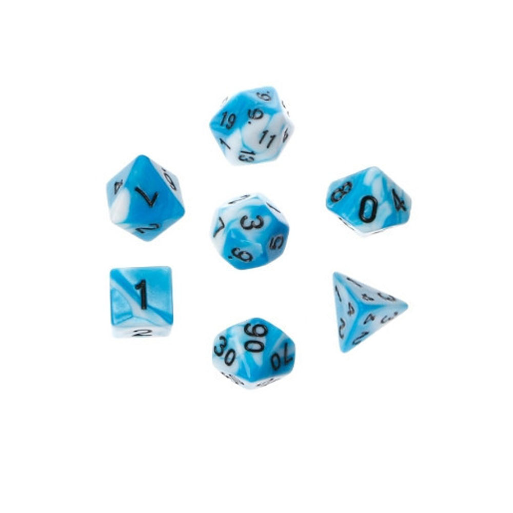 7 teile/satz Würfel Digitale Multi Sided Acryl Würfel Für RPG Dungeons Und Drachen Bord Spiele Würfel: D