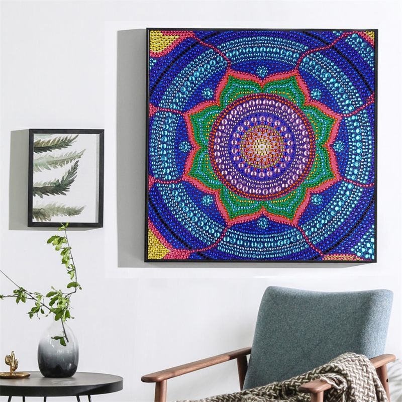 DIY 5D Special Shaped Diamond Painting by Number Kits, Full Drill Rhinestone Embroidery Cross Stitch Pictures for Home Decor