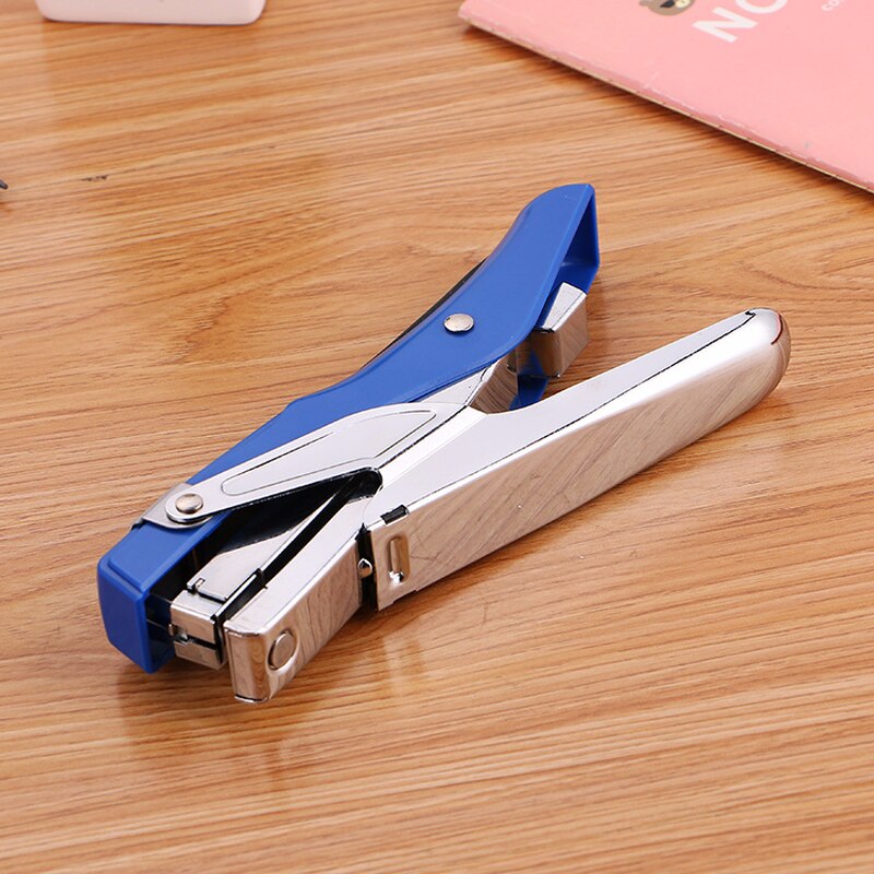 Manual Plier Stapler No.12 Staples Set Grapadora Papelaria Stationery Material Escolar Office Accessories School Supplies