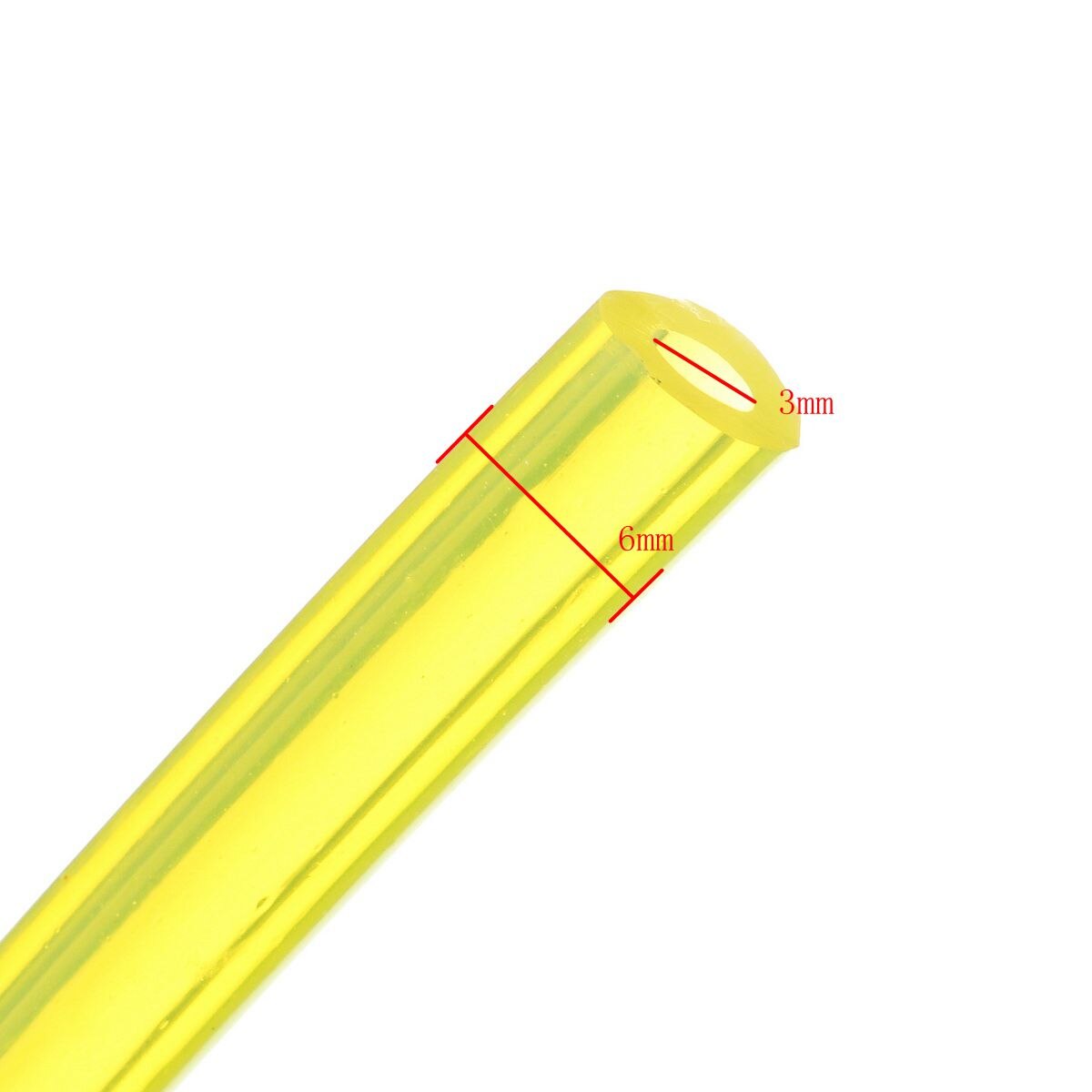 10m 3mm x 6mm Tygon Petrol Fuel Gas Oil Line Pipe Hose For Trimmer Chainsaw Blower