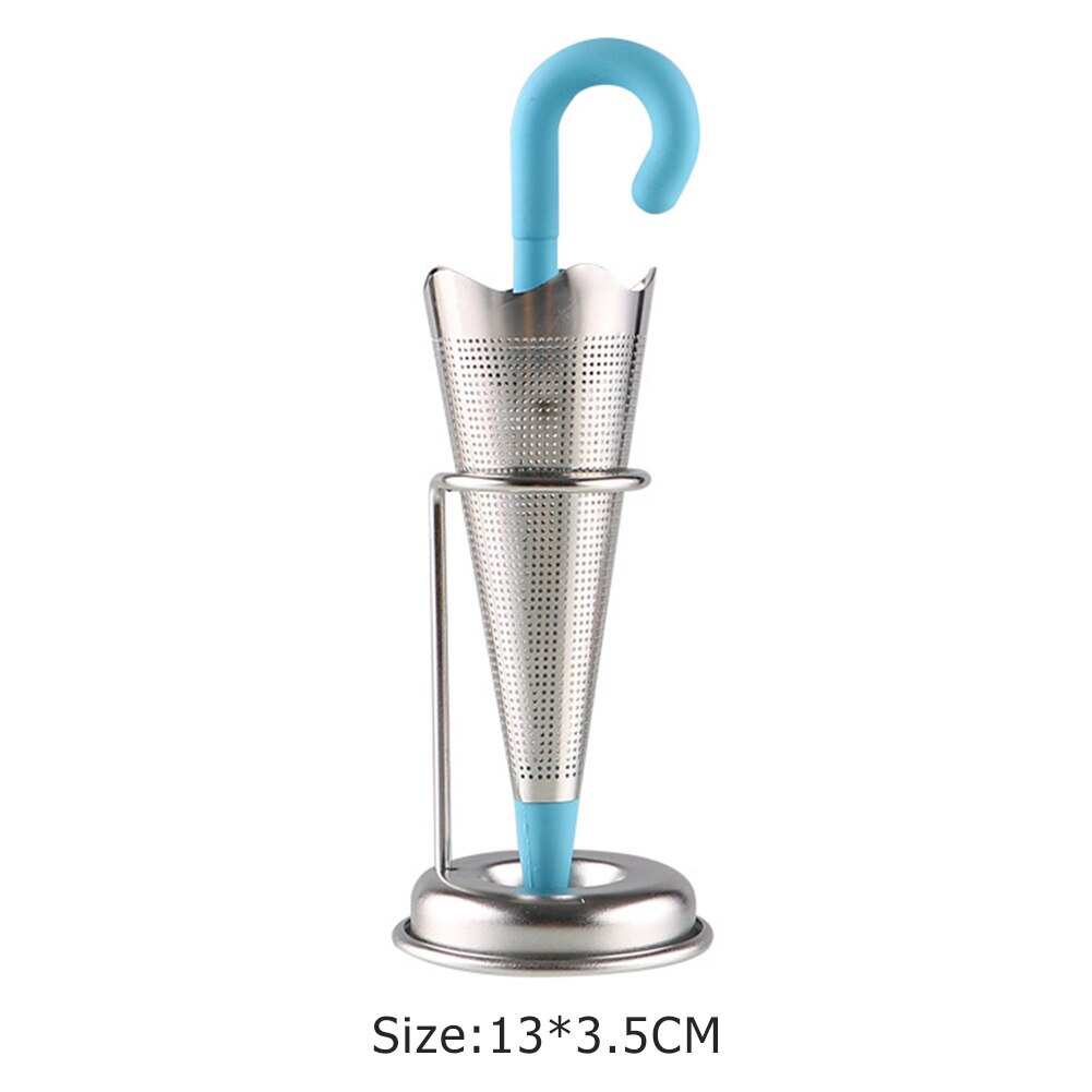 Silicone Umbrella Owl Shape Tea Strainer Filter Loose Leaf Tea Brewing Infuser Stainless Steel Mesh Kitchen Accessories