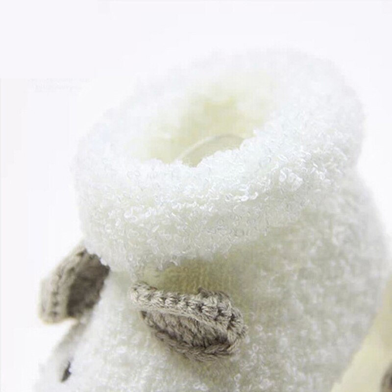 Nowy przyjazd noworodka maluch skarpetki dla dzieci dla obu płci chłopiec dziewczyny niemowlę kreskówka słodki miś szopka ciepłe buty maluch 0-2Y