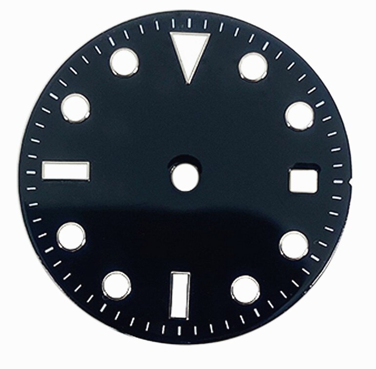 Esfera de reloj con diámetro de 28,5mm para 8215, 2813, 2836, 8200, , , 1 ud.: Negro