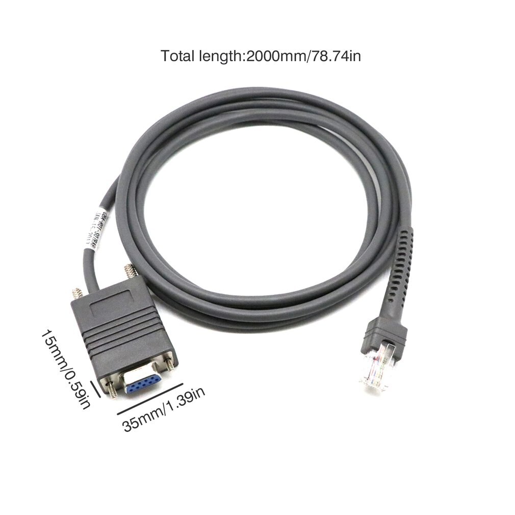 RS232 Serial Cable 7FT RJ45 to DB9 Console Cable R... – Vicedeal