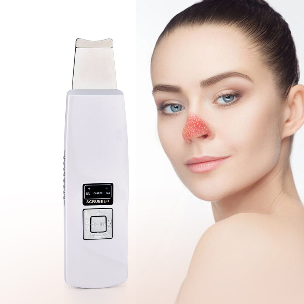 Schoonheid Ultrasone Gezicht Cleaning Huid Scrubber Facial Cleaner Skin Peeling Mee-eter Verwijderen Pore Cleaner Gezicht Scrubber