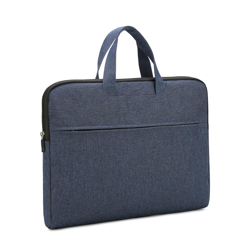 Teczka męska prawnik biznes torebka mężczyzna torebki biurowe dla kobiet organizator torba na dokumenty na laptopa 15.6 przechowywanie przedmiotów A4: niebieski