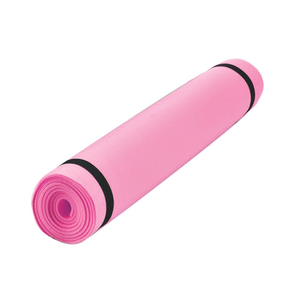 Eva Yoga Mat Antislip Fitness Pad Voor Yoga Oefening Pilates Meditatie Gym Extra Thicken Oefening Duurzaam Workout Mat: Roze