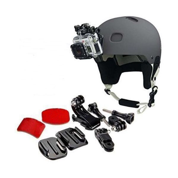 1x cinturón de arnés de pecho giratorio de 360 grados para GoPro Hero 1/2/3/3 +/4 SJCAM y 9 en 1 Montaje de Clip rápido en la parte delantera del casco