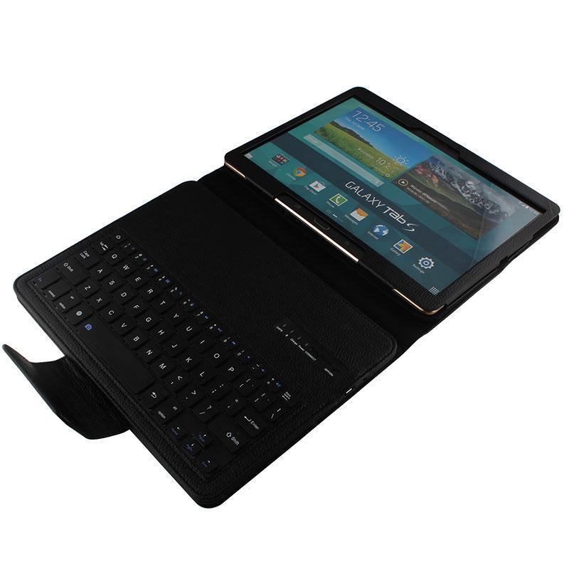 Luxe Tablet Case Voor Samsung Galaxy Tab 4 10.1 Sm T530/T531/T535 Cover Funda Afneembare Bluetooth Toetsenbord lederen Stand