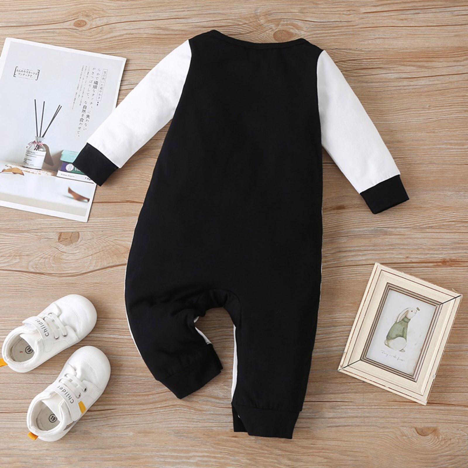 Baby Baby Jongens Meisjes Lange Mouwen Dieren Brief Romper Jumpsuit Kleding Katoenen Baby Kleding Een Stuk Unisex Baby Kleding