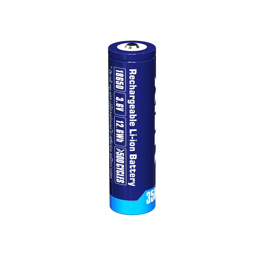 XTAR 2/4/5 Stück 18650 3500 mAh wiederaufladbare Li-Ionen-Batterien, maximaler Entladestrom 10 A, 3,6 V Batterie mit Schutzplatine