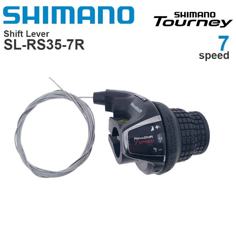 Shimano Tourney Revoshift SL-RS35 Fiets Versnellingspook 3 × 6S 3 × 7S 6V 7V 18 21 Speed Shifters Pairs Omvatten Kabel