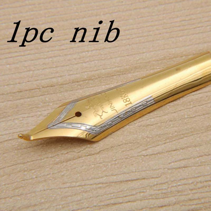Jinhao X450 Metalen Vulpen Blauw Groen Gouden Inkt Pen Kantoor Schoolbenodigdheden Schrijven: 1pc 1.0mm nib