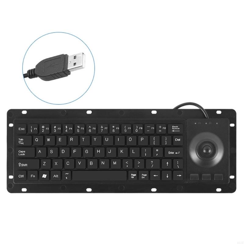 1pc industrielle usb-berøringsbrett-tastaturer med berøringsplater og høy holdbarhet til medisinske systemer og sikkerhetssystemer: Oliven