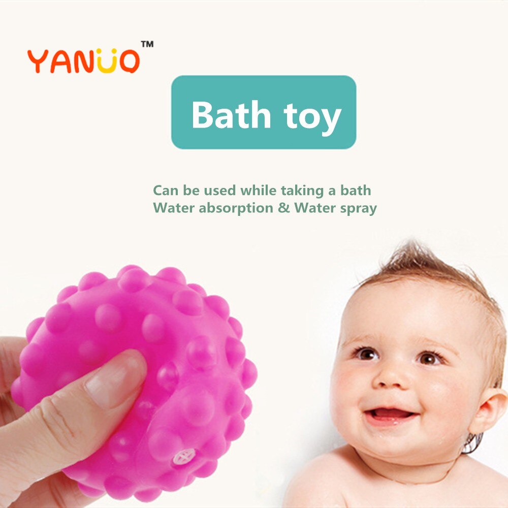 Baby Toy Ball Set Hands Touch Sensory Toys Massage Ball For Baby Develop Baby&#39;s Tactile Senses Toy Baby Toys 0 12 Months