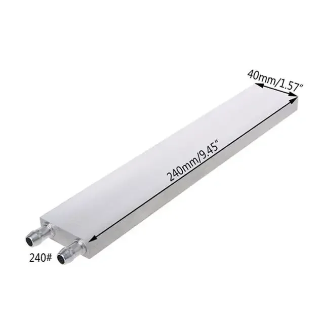 Aluminium Wasser kühl Block Kühlkörper für PC Laptop CPU Kühler Kühler 40/80/120/160/180/200/240mm: rot