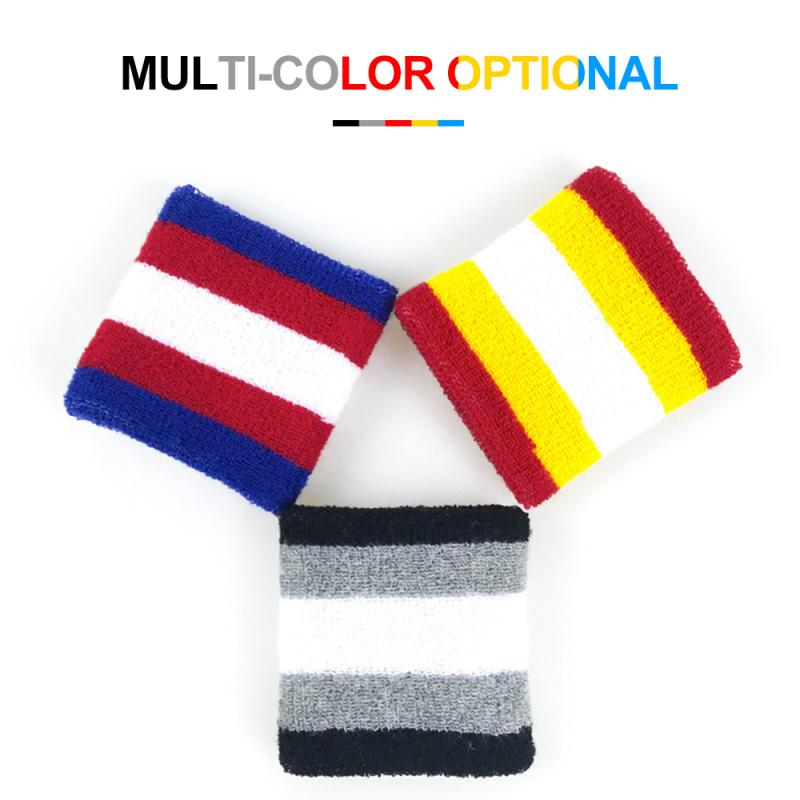 Suporte de pulso esportes banda de pulso de algodão pulseiras esporte faixa de mão para ginásio voleibol tênis suor suporte de pulso guarda