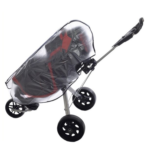 Clear Waterproof Golf Trolley Bag Rain Cover Fits Most Golf Bags / Push Cart