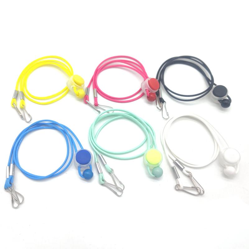 Cuerda ajustable para colgar mascarilla, accesorios para mascarillas, soporte para gafas, cuerda para colgar en la oreja, dos ganchos, manos libres