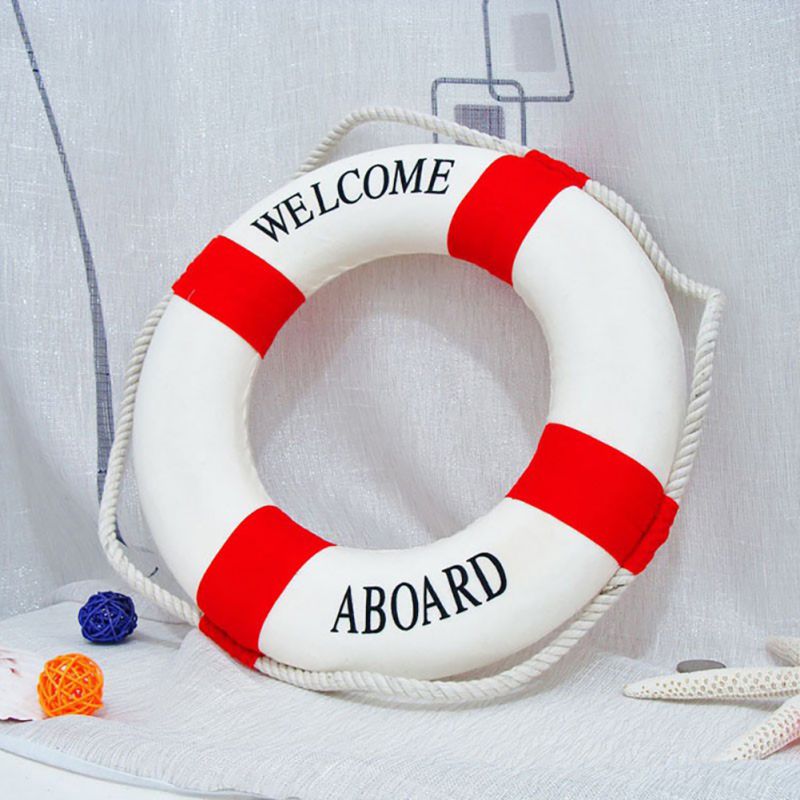 Swimline Lifeguard Ring Life Preserver SwimmingPool Safety Ring Buoy Decor Boat